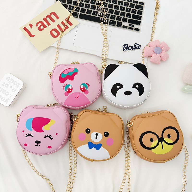 女童卡通链条斜挎包65