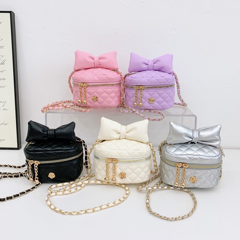 儿童甜美蝴蝶结单肩包