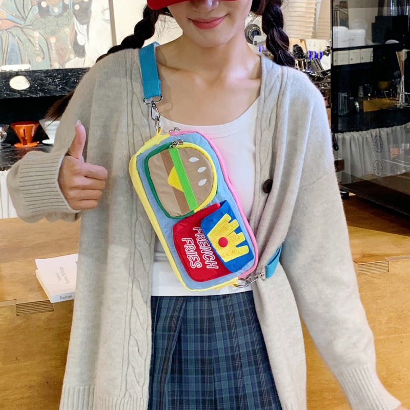 创意儿童零钱包2025新款个性时尚男童女孩户外休闲胸包女生斜挎包