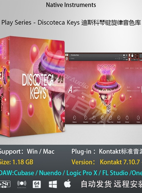 Play Series - Discoteca Keys 迪斯科琴键旋律音色库编曲音源