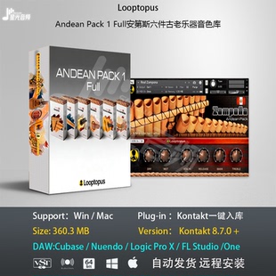Full安第斯六件古老乐器音色库音乐制作编曲音源 Andean Pack