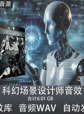 SoundMorph Robotic Lifeforms科幻场景设计师音效 游戏影视素材