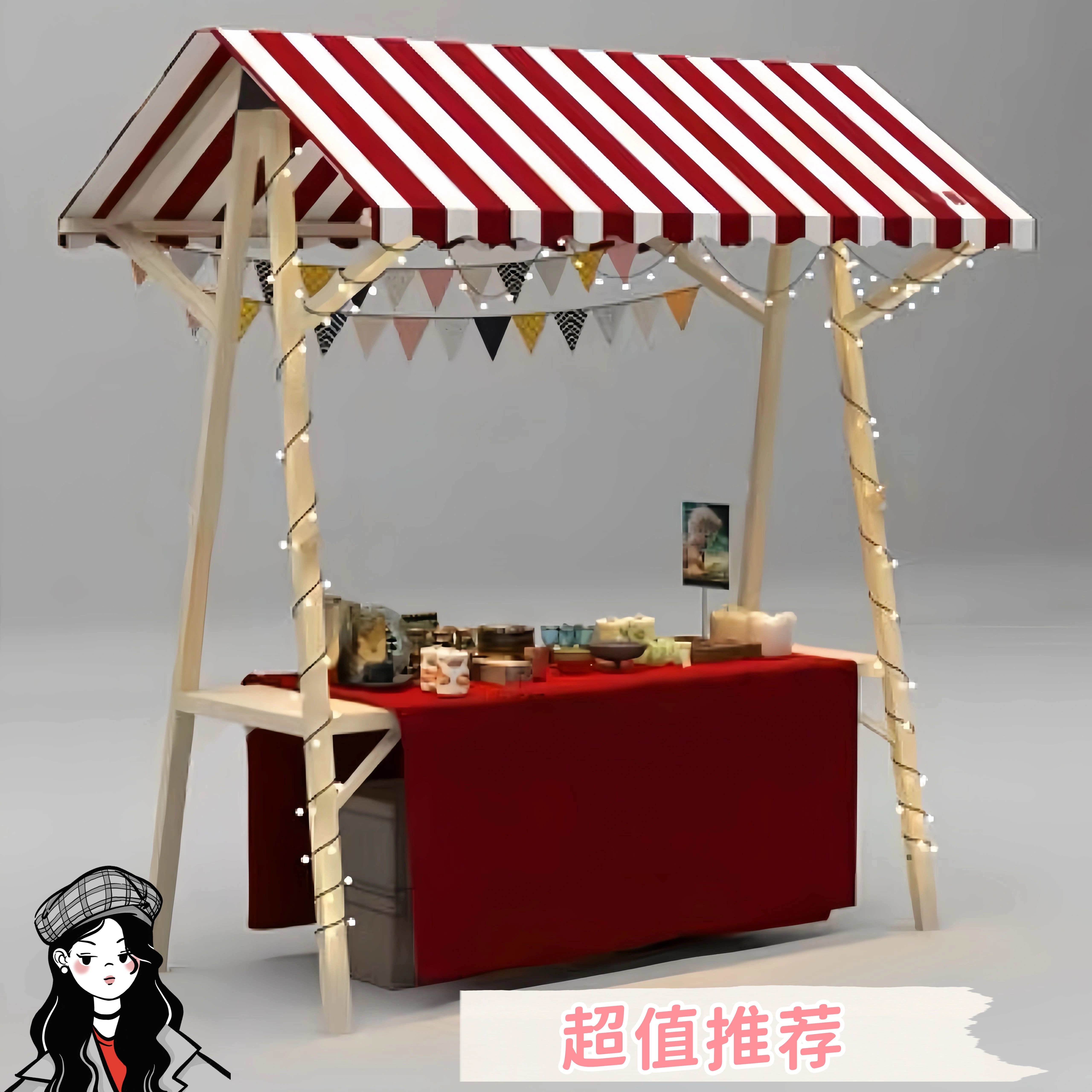 集市摊位架摆摊展示架地摊车移动折叠摊位夜市架子花车促销展示台