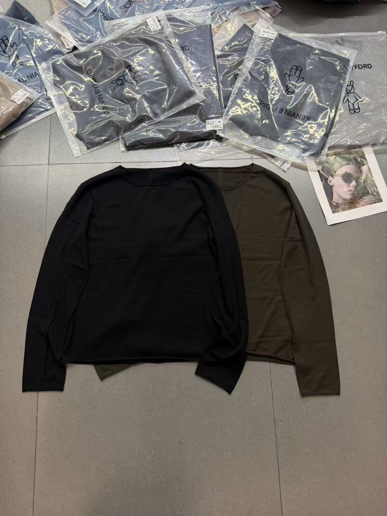 欧洲站2026秋季新款时尚洋气休闲圆领长袖女宽松显瘦百搭打底上衣