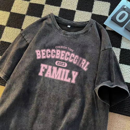 【纯棉面料】青少年短袖t恤上衣