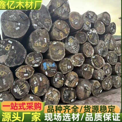 紫心木原木 南美紫罗兰板材家具乐器大板工艺品台球杆木料 紫心木