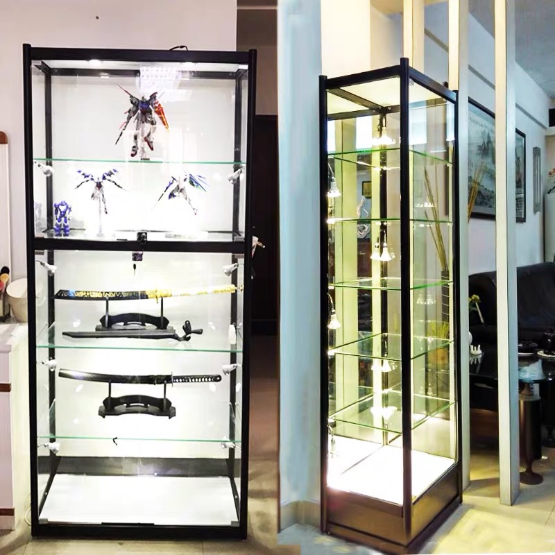 乐高手办模型定制防尘玻璃展示柜玩具摆件家用透明收藏架饰品架厂