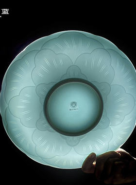 蓝印东方景德镇陶瓷釉下彩盘家用2025新款高颜值国色天香餐具套装