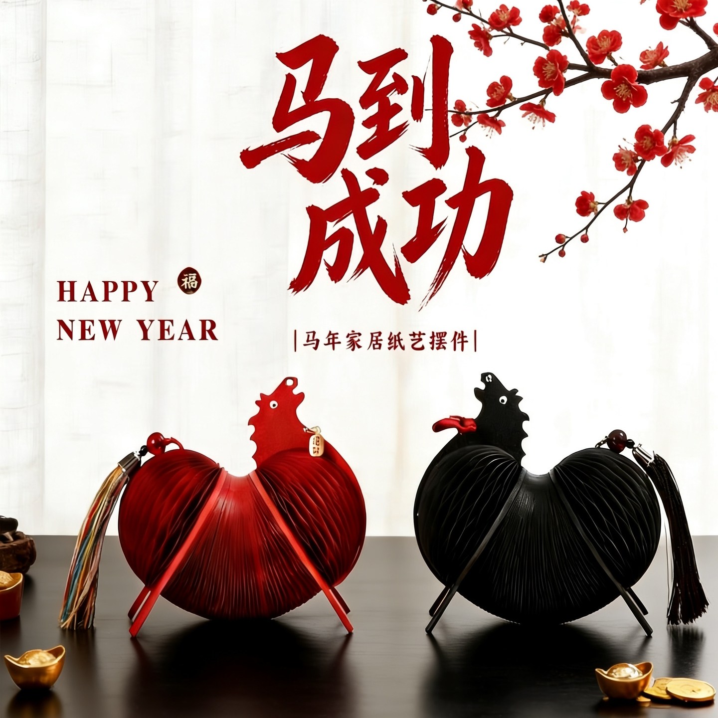 新年礼物创意小礼品马年吉祥物客厅桌面新年装饰春节氛围布置饰品,家居饰品,桌面摆件,淘宝优惠券,粉丝福利购,淘宝优惠卷