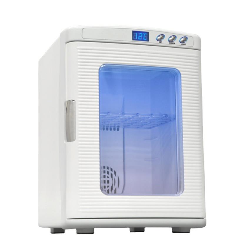 加热饮料柜车载冰箱迷你小型制冷家用车家两用25L冷暖箱