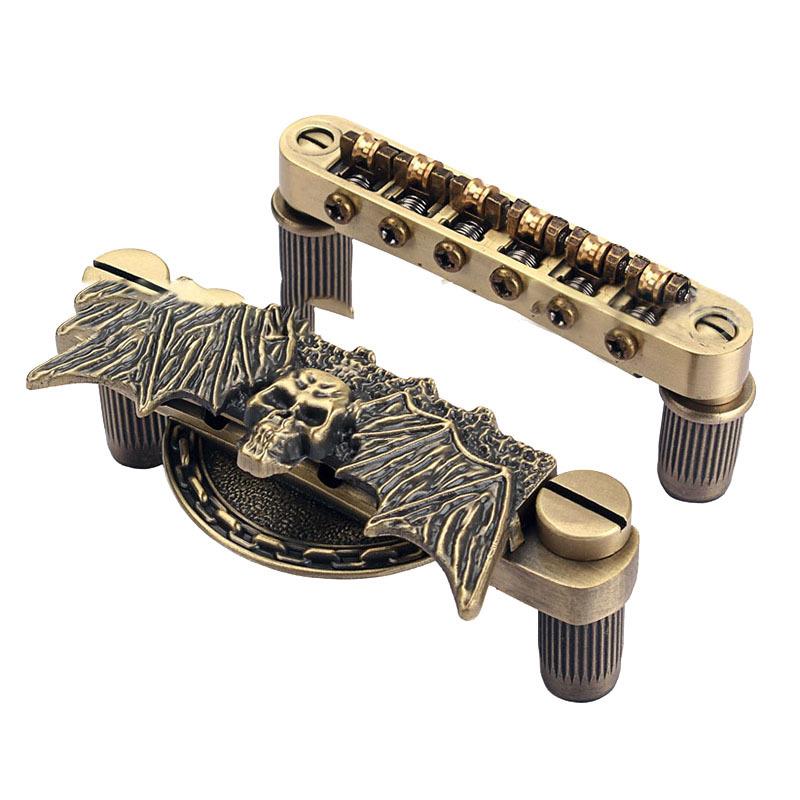 纯铜飞魔琴桥Gibson吉普森LP电吉他SG骷髅个性改装配件