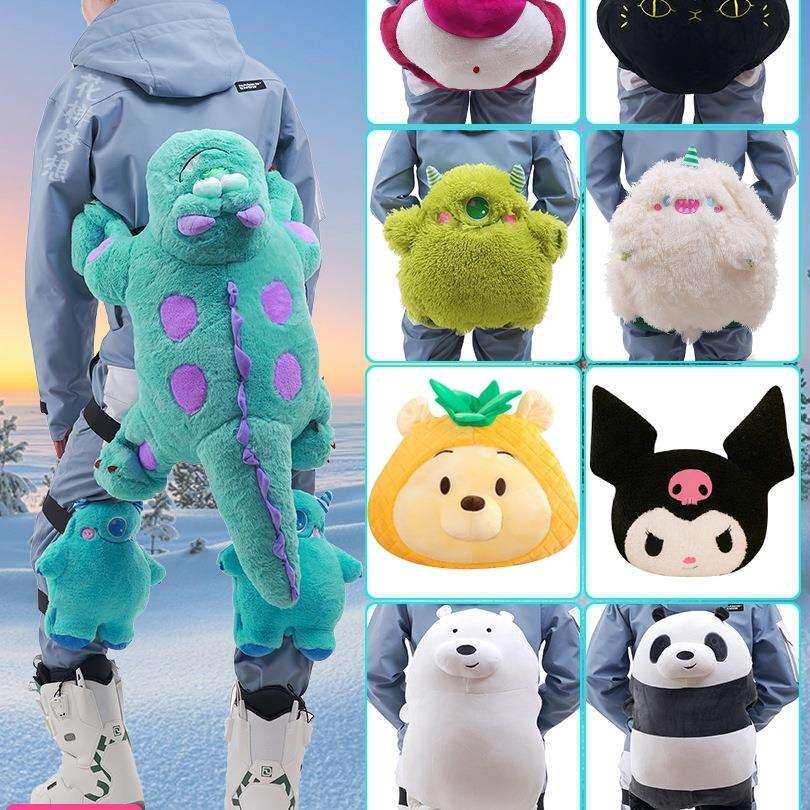 滑雪护臀垫滑冰屁股垫小乌龟轮滑护具装备卡通护膝全套防摔成人女