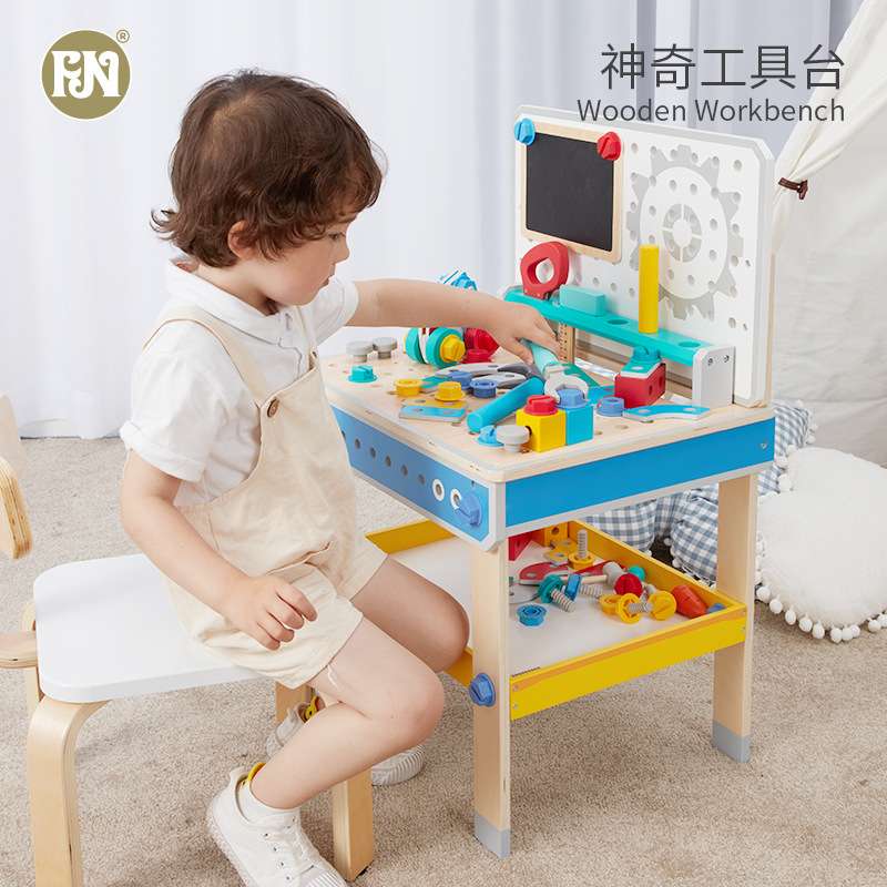 儿童多功能神奇工具台拆装螺母创意灵感自己动手组装玩具套装