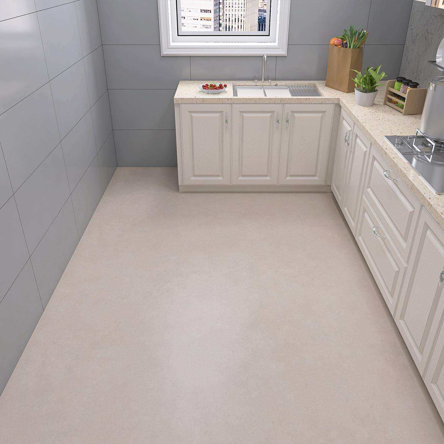 pvc塑胶地板卫生间专用地板革水泥地直接铺加厚耐磨厨房地胶垫