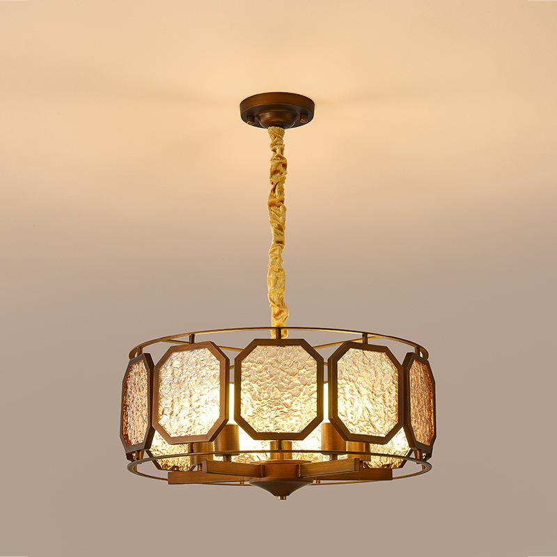 新款中古风卧室餐厅创意个性复古艺术高级感设计师款宋式美学吊灯