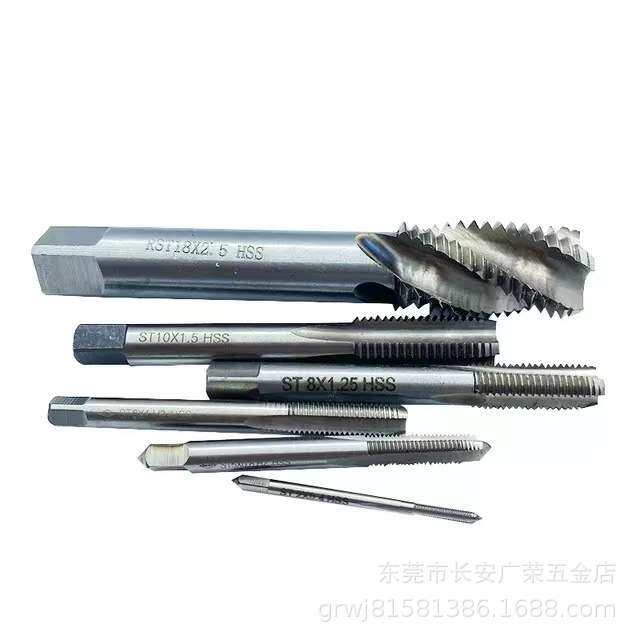 ST钢丝螺套专用丝锥螺纹护牙套丝攻直槽螺旋丝锥高速钢工具