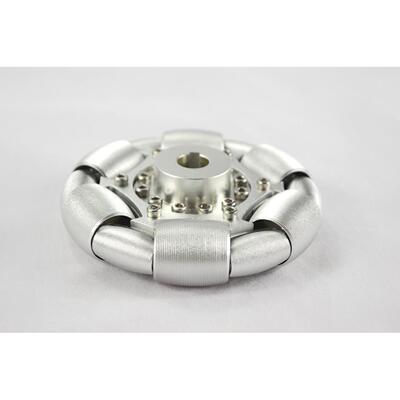 100mm铝全向轮（omnidirectionalwheels)单片90°铝轮14179S
