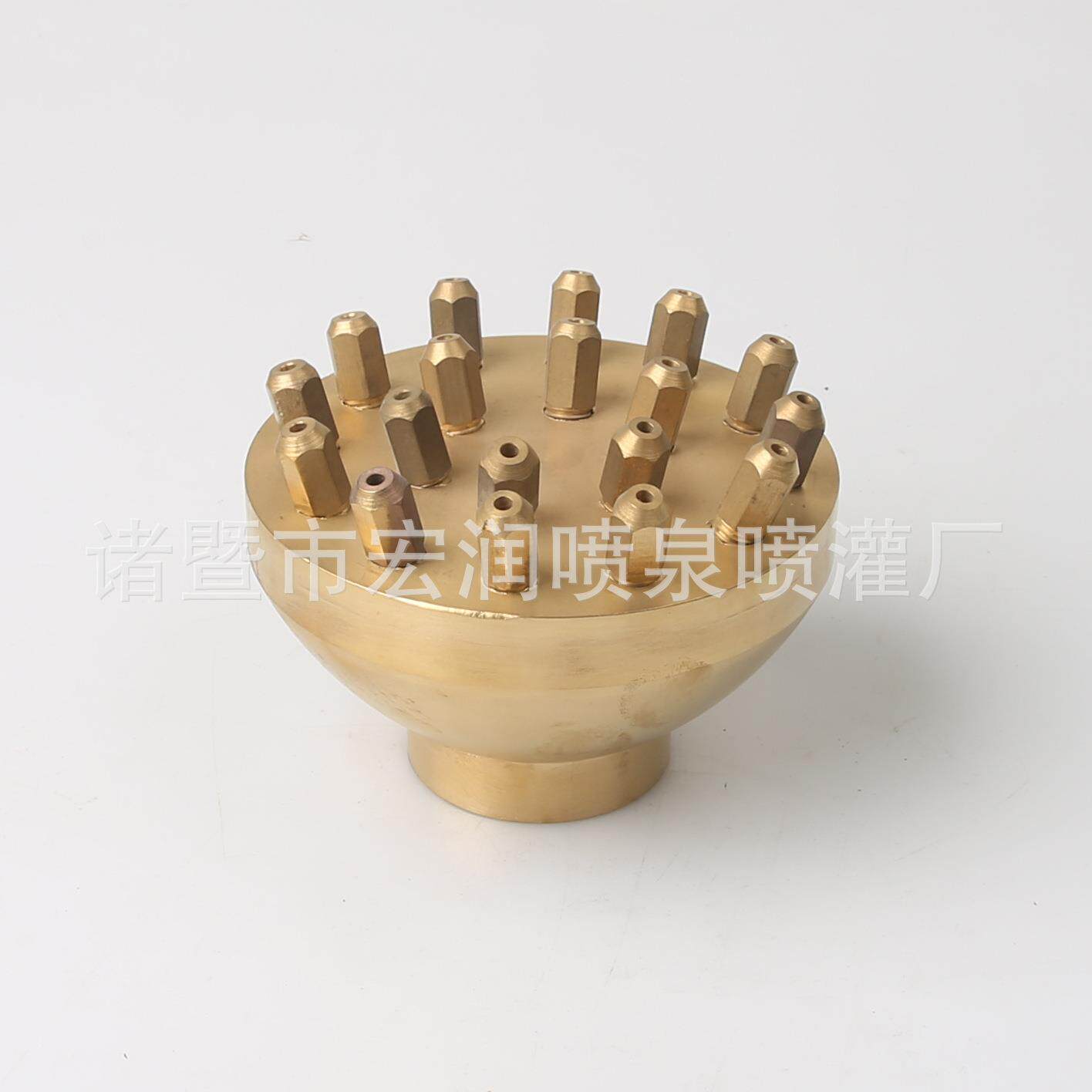 宏润喷泉喷灌全铜莲蓬喷头园林灌溉绿化工程喷灌喷头