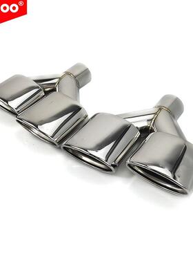 适用于奔驰C级W204E级W212ML级车排气管60改装AMG四出不锈钢尾喉