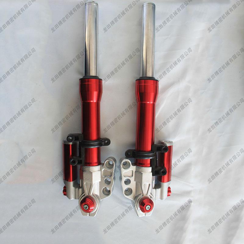 志杰浇筑款30芯/31芯/33芯电摩改装小牛前减震避震器