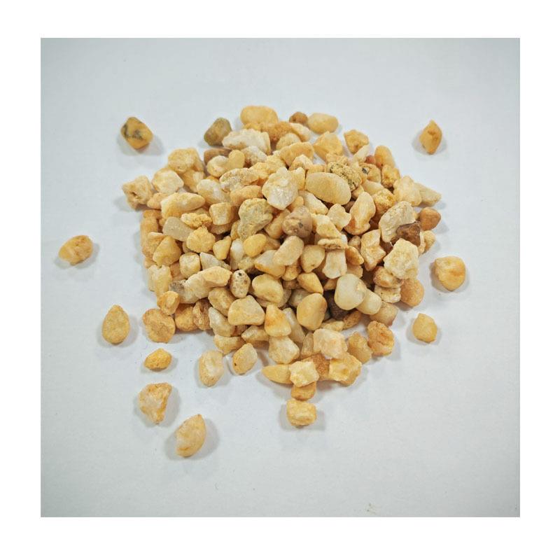 园林造景石材-广东黄色砂砾鹅卵石（园艺铺装天然石料沙砾）