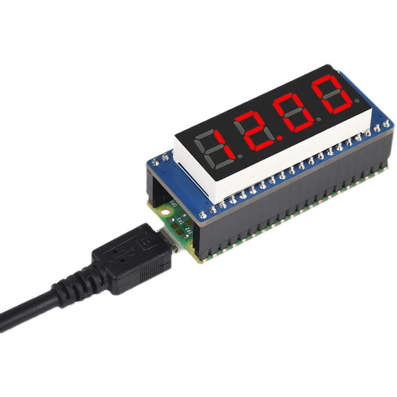 。树莓派Raspber Pi P0ico 4位8段数码管模块 .4英寸数码显示管怎么看?