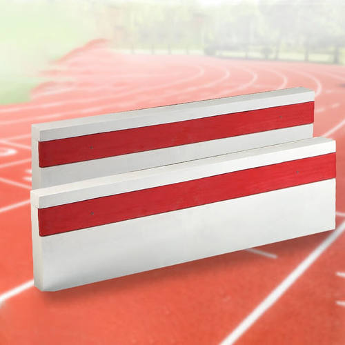 维京熊沙坑起跳踏板助跳板纯实木整块田径比赛跳远三级跳橡皮泥起