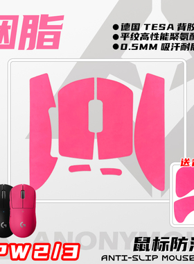 匿名者鼠标防滑贴罗技GPW2/GPW3/GPW4鹰眼朱雀狗屁王二代DIY贴