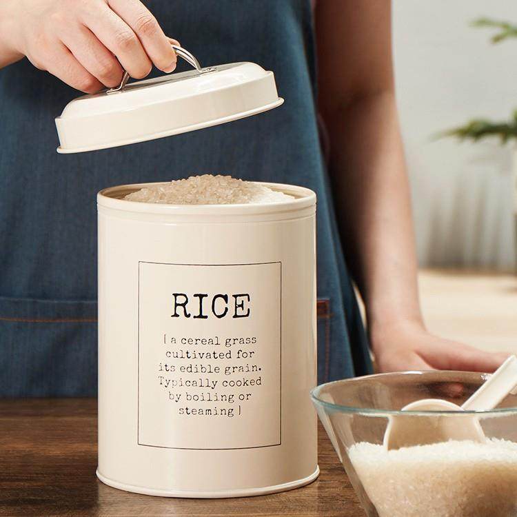 BK9K欧式复古风米桶5斤带密封圈防潮好送米勺圆形小号米桶2.,家装主材,米桶,淘宝优惠券,粉丝福利购,淘宝优惠卷