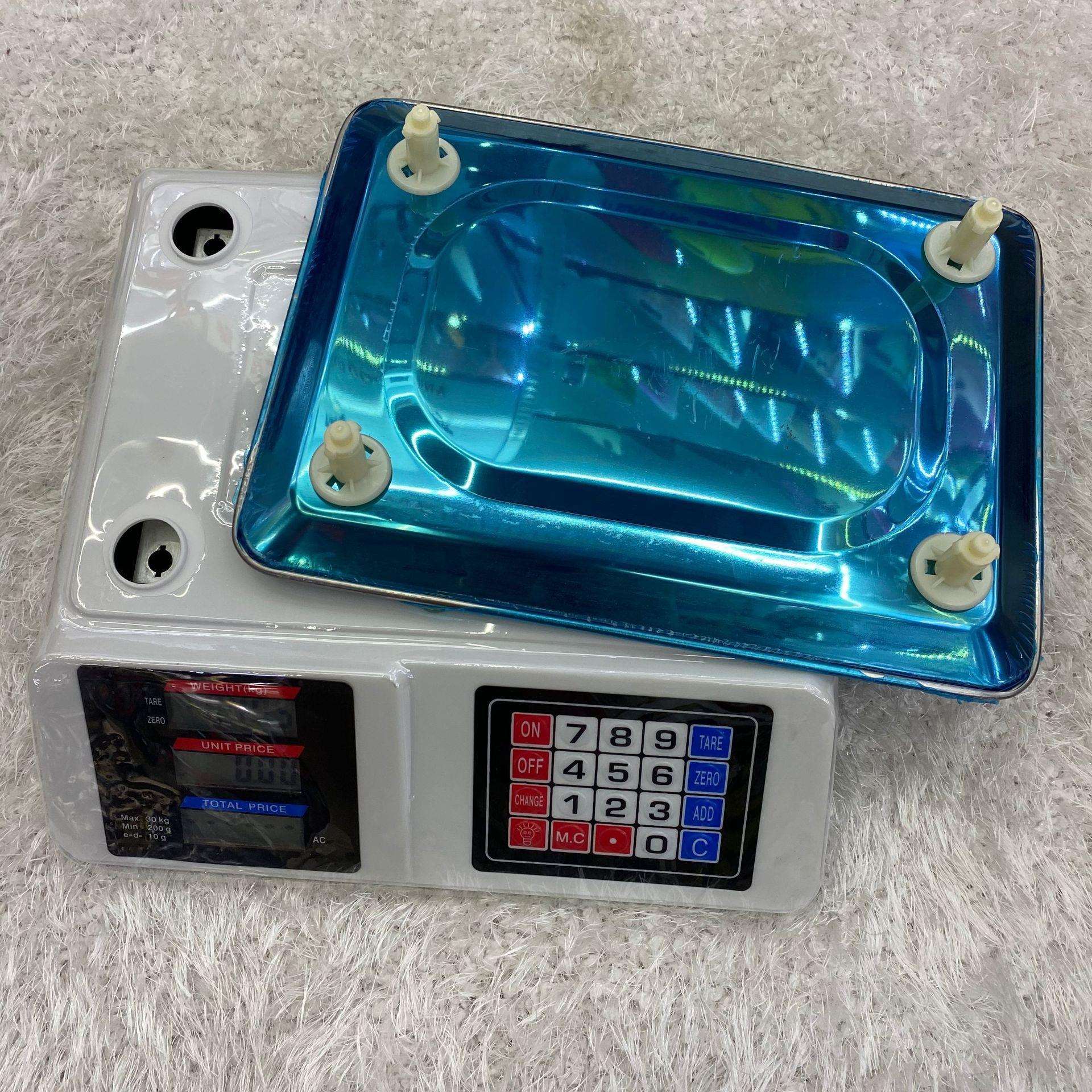 外贸小型计价称高精准克数桌台秤厨房卖菜30/40kg计重商用电子秤