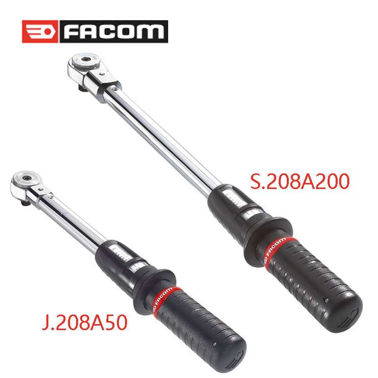 FACOM J-S.208A响声扭矩扳手 带可换棘轮头可调节扭力力矩扳手