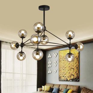 北欧客厅吊灯魔豆分子灯具创意个性工业风简约现代复古吧台餐厅灯