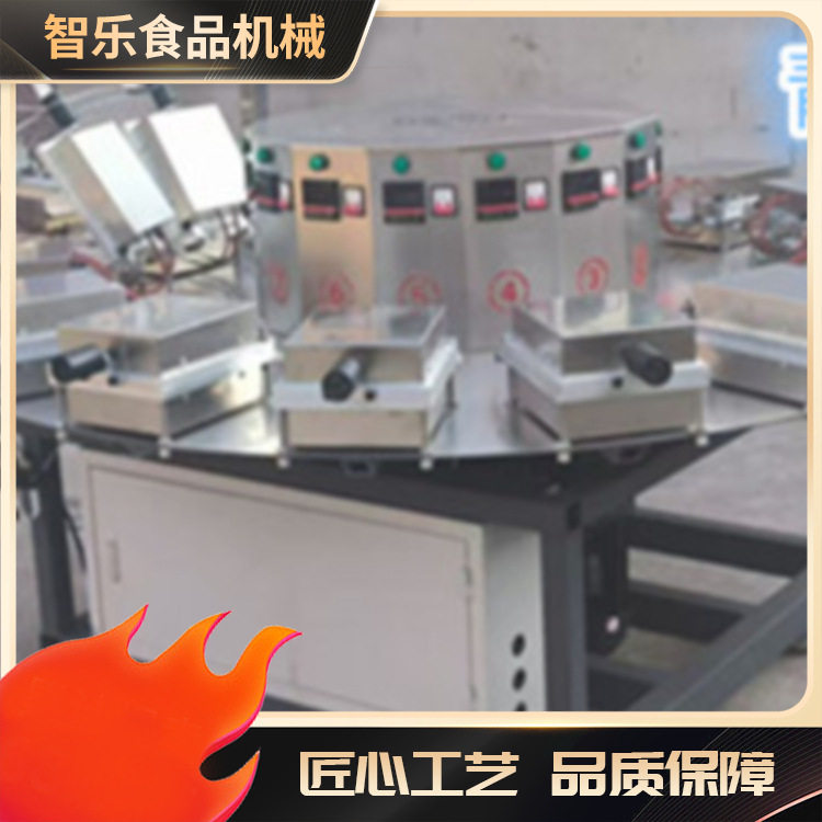 香酥焦饼机薄饼生产设备全自动烙馍机 电加热养胃焦馍设备