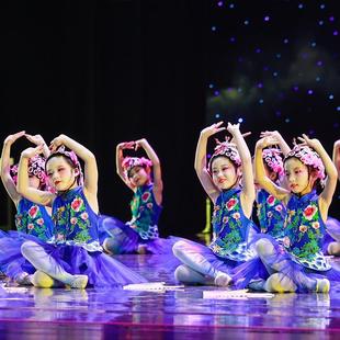 儿童演出服我 新衣俏花旦女童国韵春华表演服古典国风戏曲舞蹈服