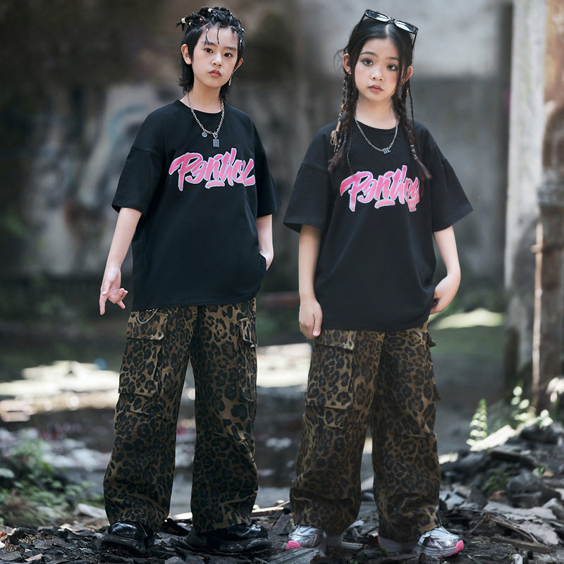 少儿jazz街舞演出服幼儿男孩架子鼓服装嘻哈套装女孩hiphop爵士舞