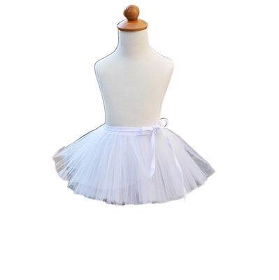 儿童成人芭蕾舞半身蓬蓬纱裙幼儿网眼小围裙女童舞蹈练功服体操服