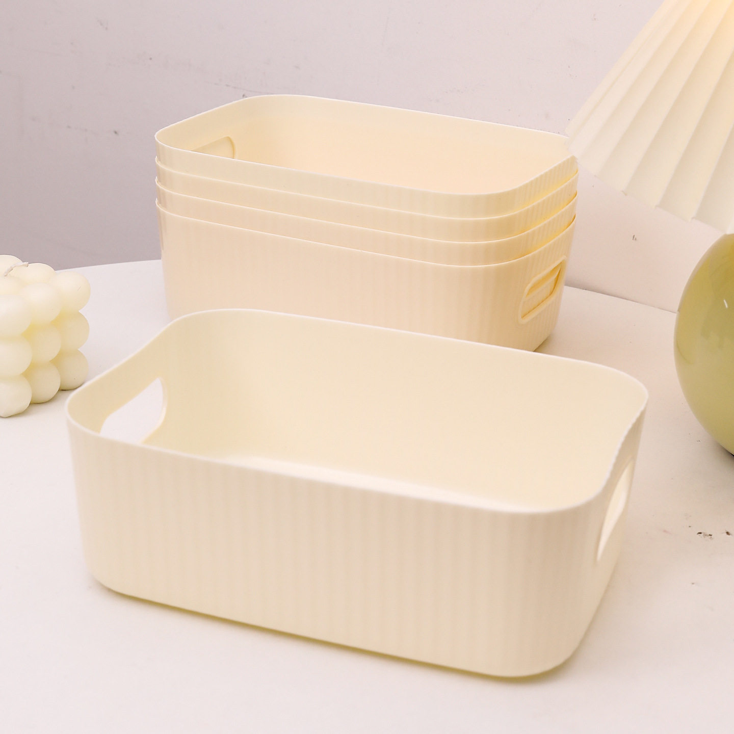 桌面收纳盒化妆品零食玩具杂物