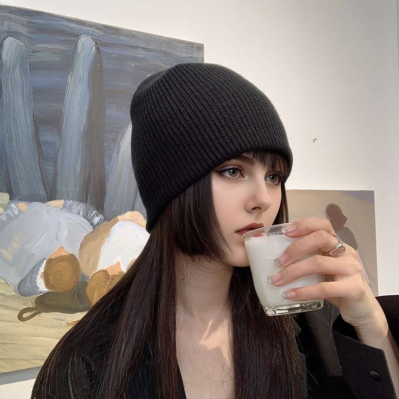 女士冬季毛线帽韩版日系保暖针织