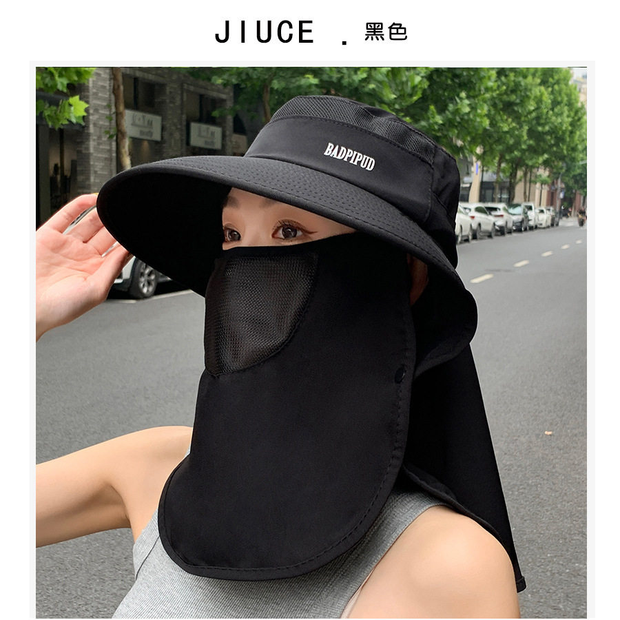夏季新款钓鱼帽男户外遮阳防晒女