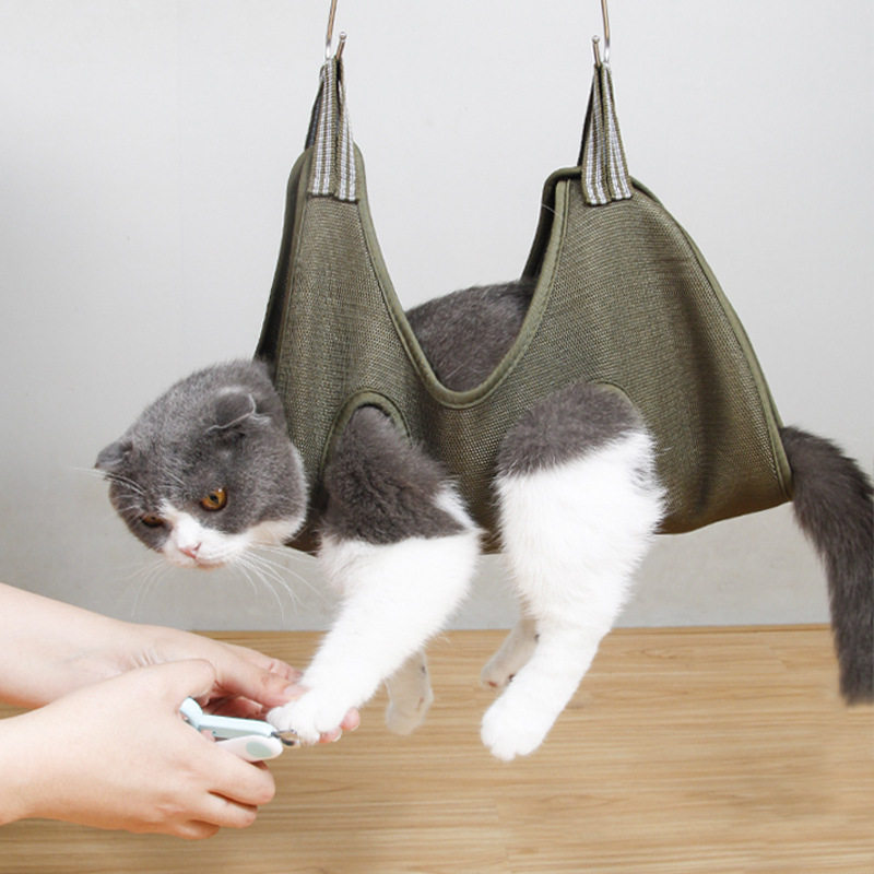 猫咪狗狗剪指甲吊床宠物美容吊床防抓防咬固定猫咪用品