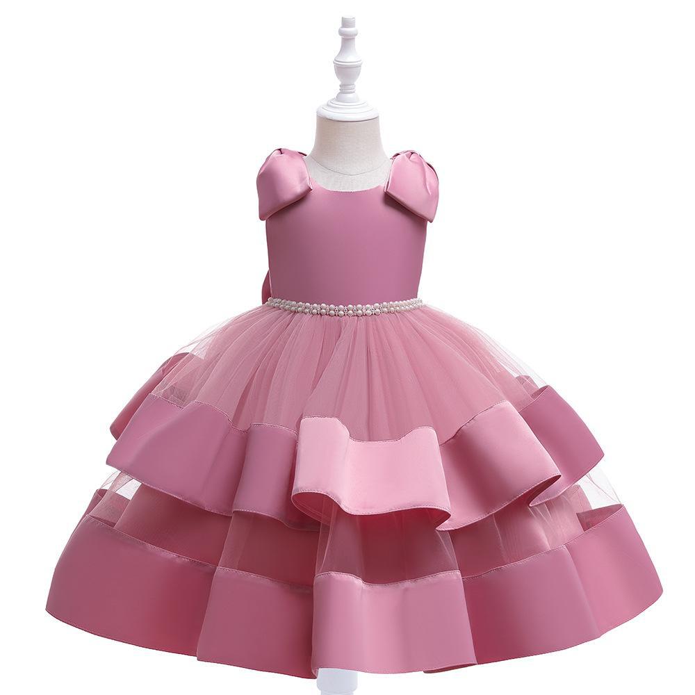 欧美公主风蓬蓬蛋糕裙礼服花童