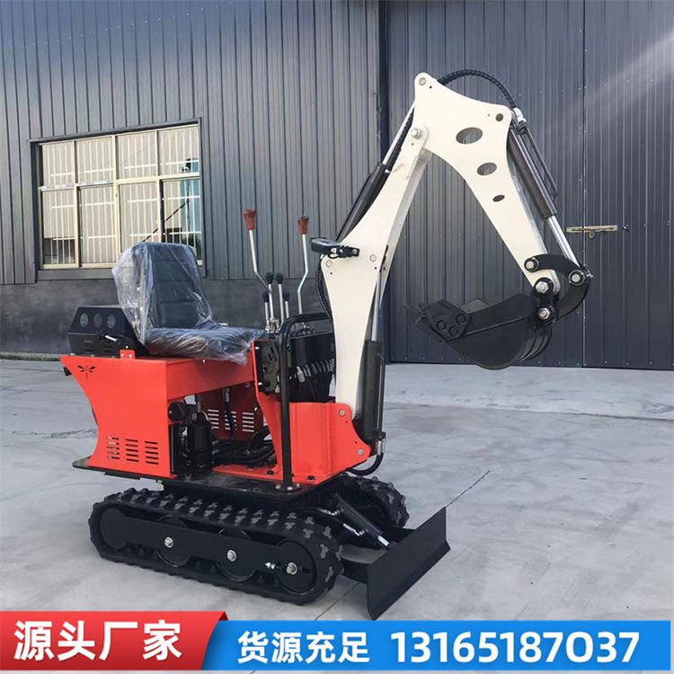 08小型农用果园挖掘机室内拆除微型钩机带破碎锤履带式挖掘机