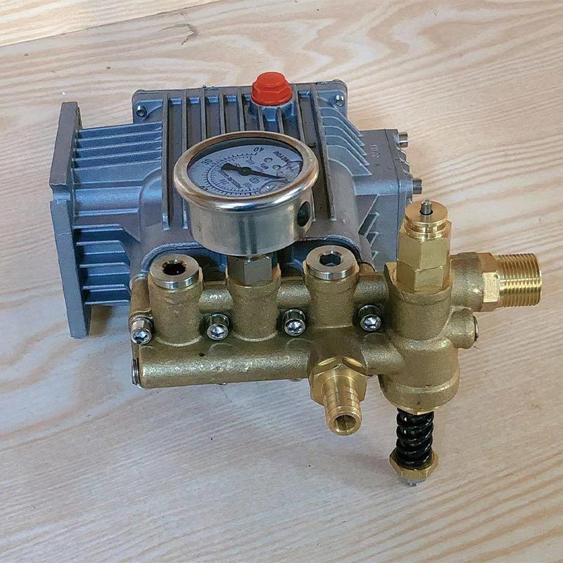 虎101型四方小法兰110109轴啸高压洗车泵通用刷机头全铜泵0头清洗