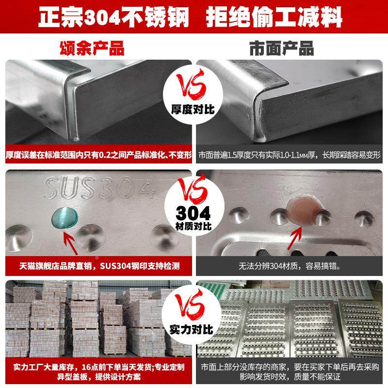 不304厨锈KOB钢房水道地沟格栅盖水沟排下水沟盖板水槽篦子明沟沟,基础建材,排水沟槽/盖板,淘宝优惠券,粉丝福利购,淘宝优惠卷