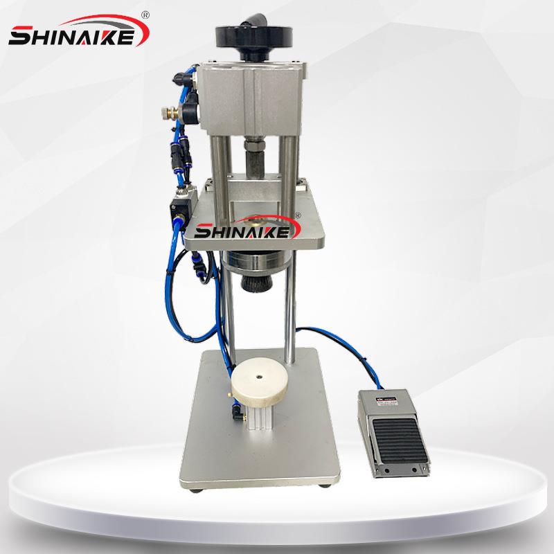 香瓶铝盖压水盖机台香式水扎809口机机封口气动抓口机