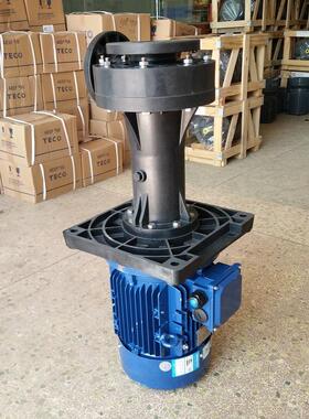 LITPVDF液下心污水泵TD4-3 工塑料程P0P耐腐离蚀立式泵2.2KW