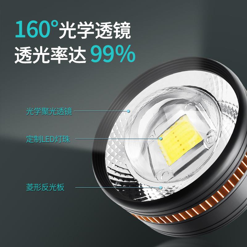 新款直销鱼缸筒灯水草灯LED全光谱流溪缸爆藻灯铝合金支架发色原