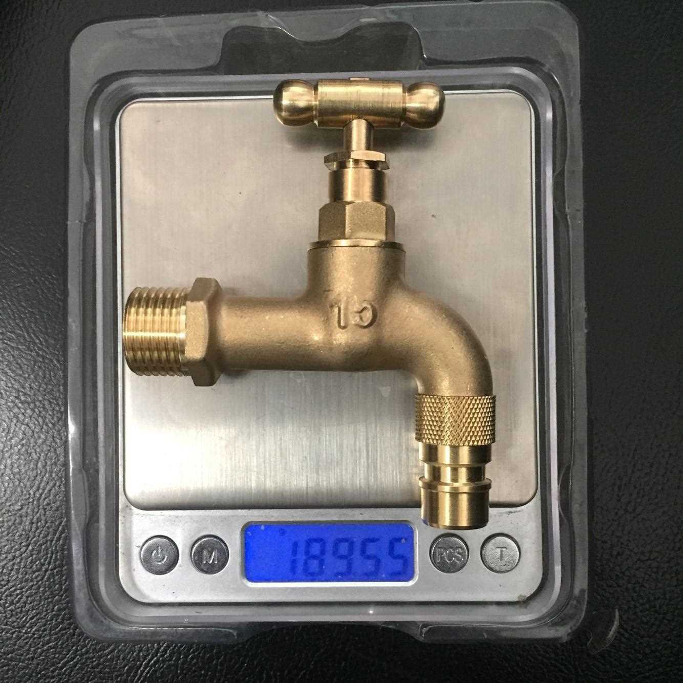 新款直销全铜快开4分水龙头金色洗衣机家用水咀4分通用室内室外入