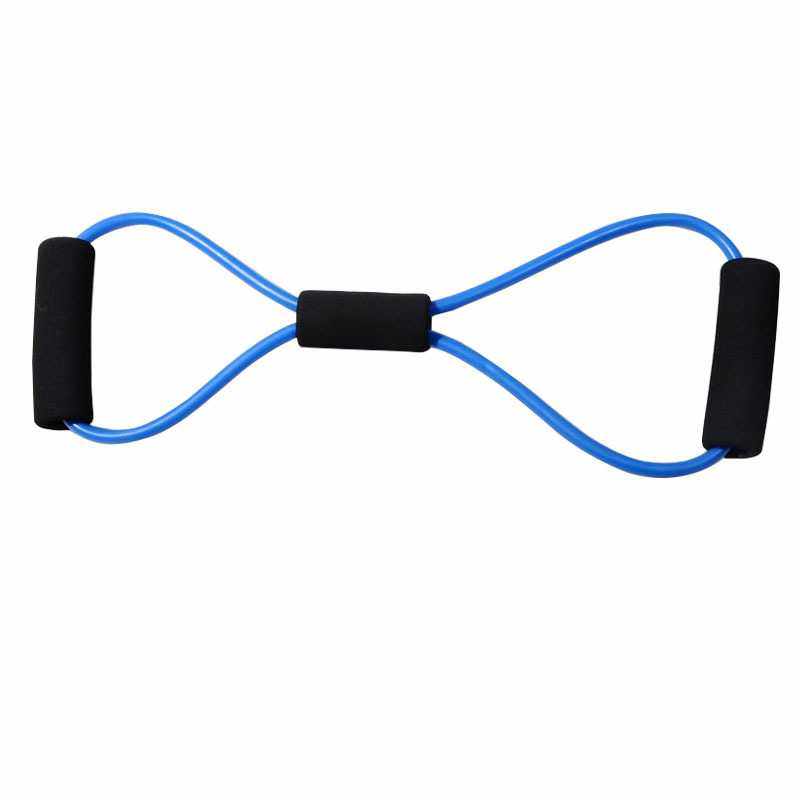 新款直销直销健身乳胶TPE弹力8字拉力器带 瑜伽带护胸用八字拉力,运动/瑜伽/健身/球迷用品,拉力绳/拉力器,淘宝优惠券,粉丝福利购,淘宝优惠卷