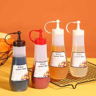 新款直销塑料大口径挤酱瓶800ml方酱料挤压瓶沙拉奶油酱汁蚝油瓶